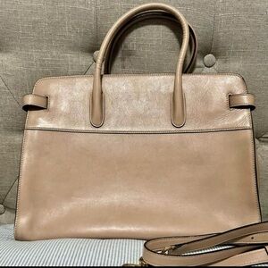 Cuyana Tan Leather Handbag